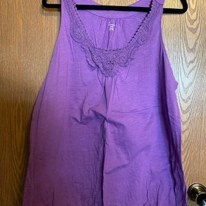 Lane Bryant Purple tank top